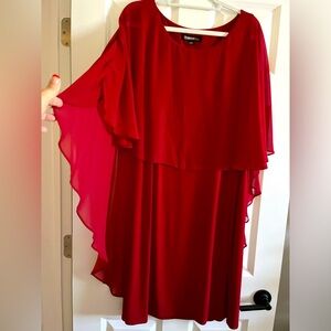 Women’s red dress